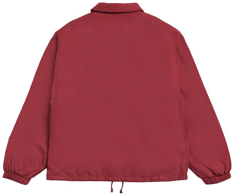 Stussy Coaches Jacket Burgundy