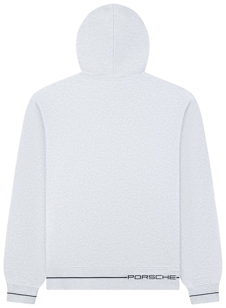 Aime Leon Dore x Porsche Full Zip Hoodie Silver Mix