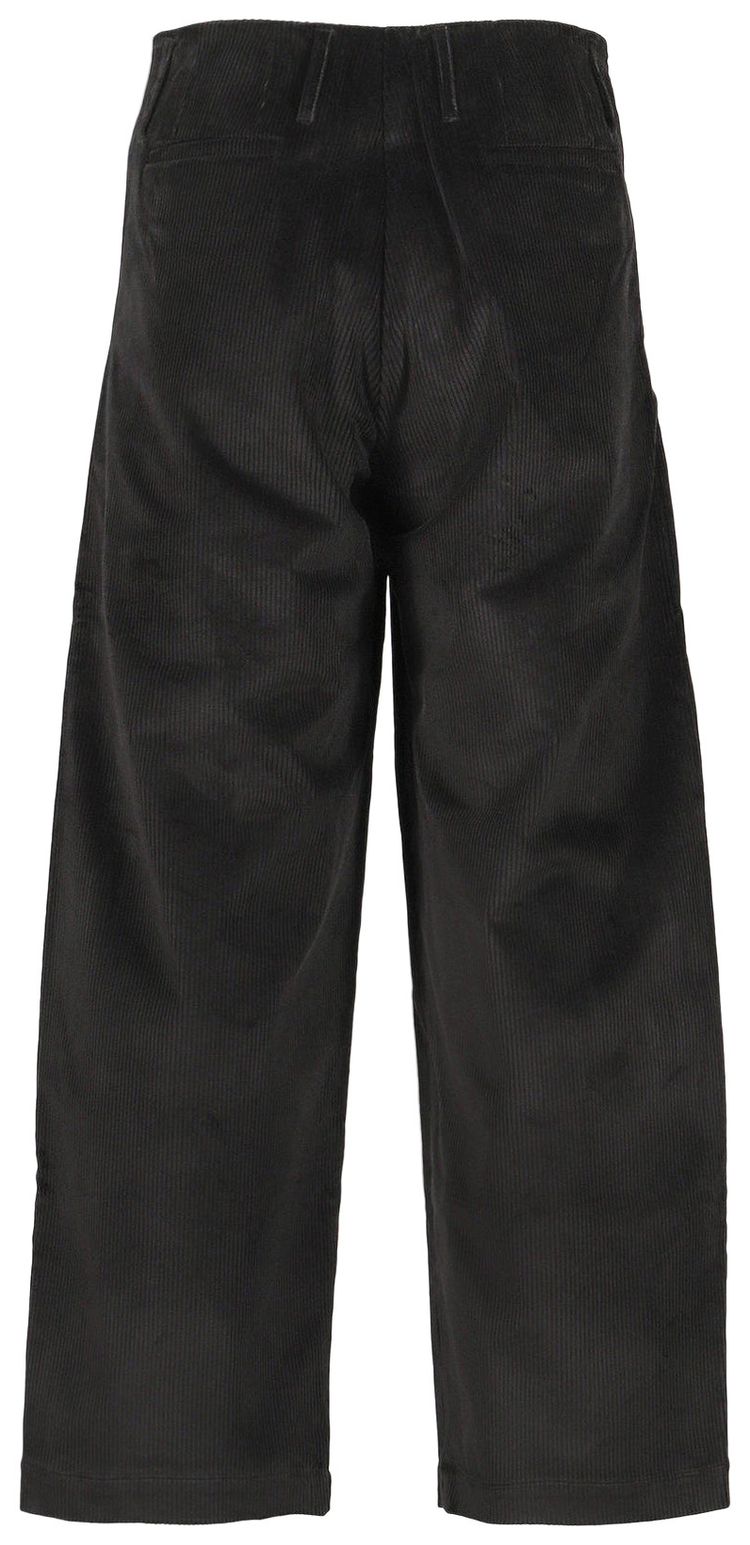 Nicholas Daley Wide Leg Pleated Trouser Black