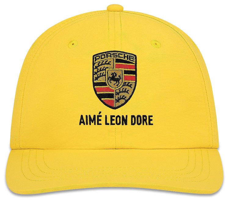 Aime Leon Dore x Porsche Nylon Logo Hat Aspen Gold