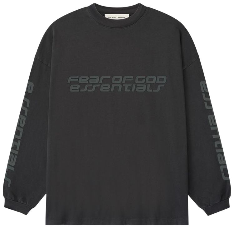 Fear of God Essentials 90s Long Sleeve Tee Vintage Black