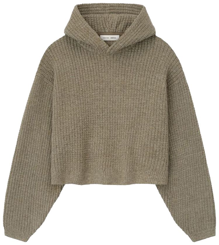 Fear of God Essentials Heavy Waffle 90s Hoodie Homestead Heather