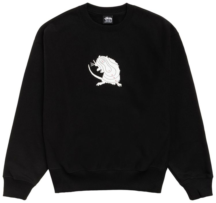 Stussy Long Range Crew Black