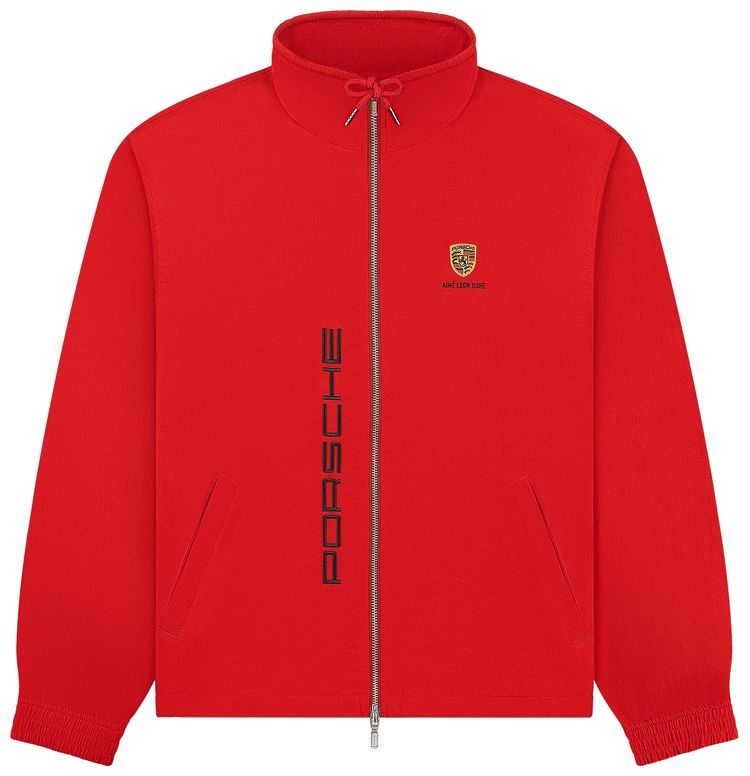 Aime Leon Dore x Porsche Nylon Track Jacket Tango Red