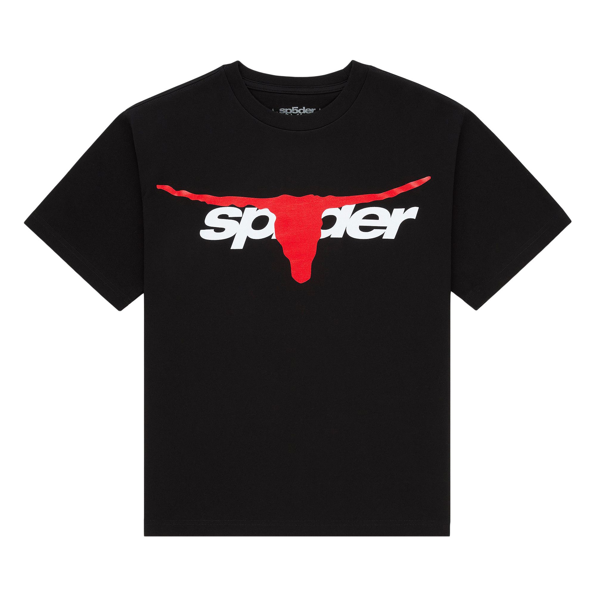Buy Sp5der Tx 5 Flag Tee 'Black' - TE056FW25BLK | GOAT