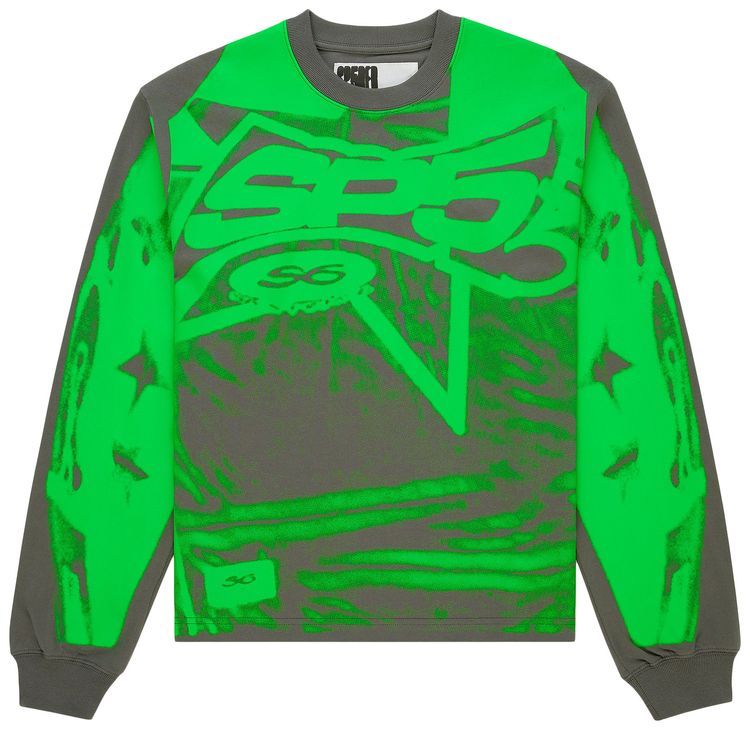 Sp5der Sp5 Winners Long Sleeve  Slate Grey