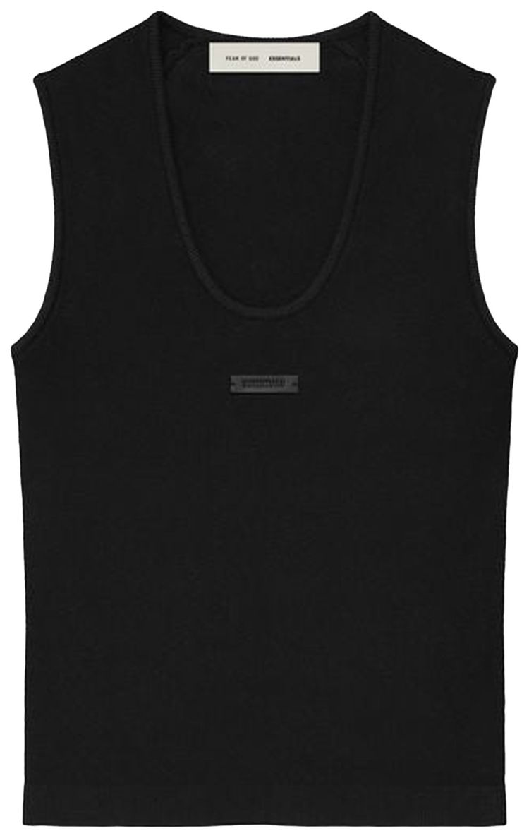 Fear of God Essentials Rib Tank Vintage Black