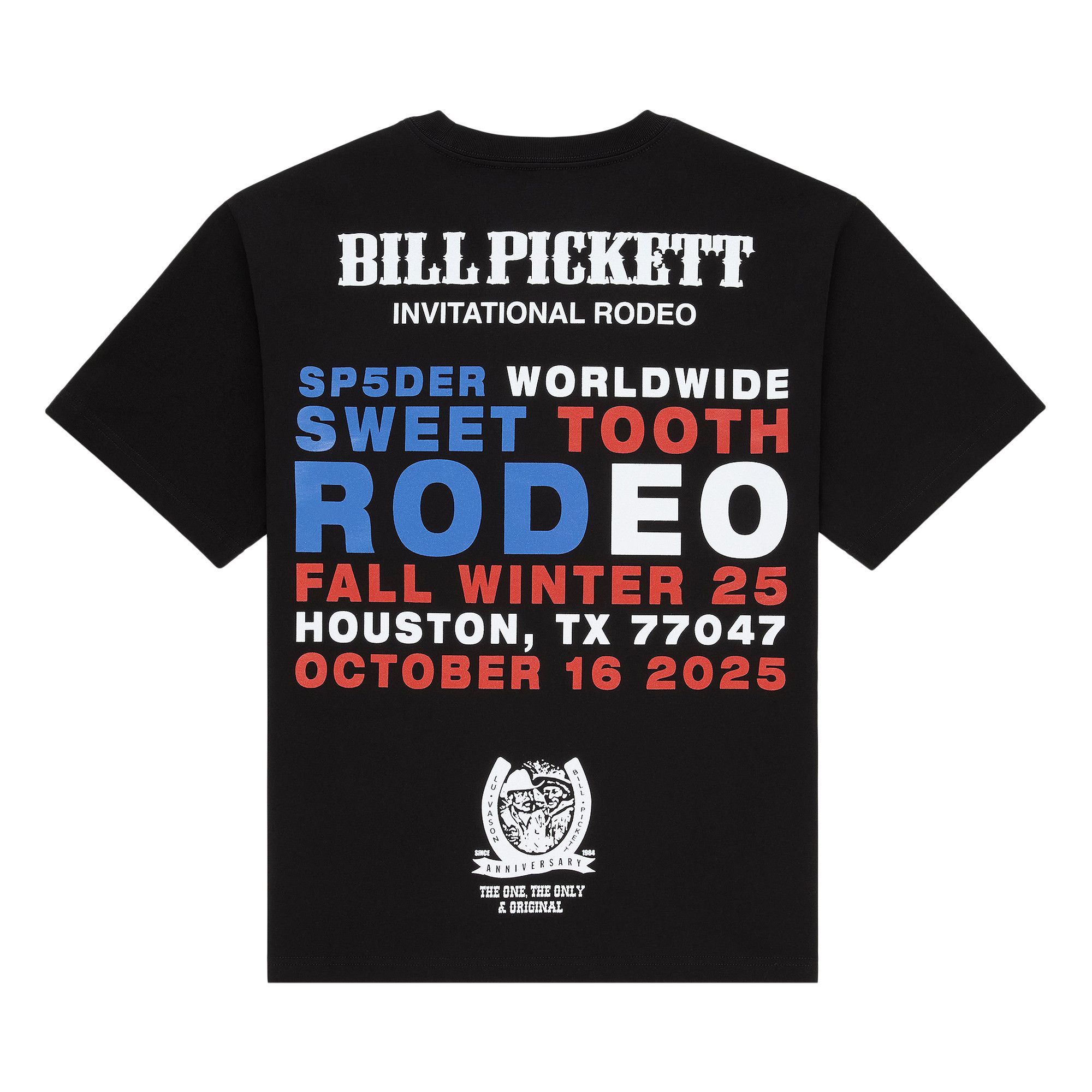 Buy Sp5der Tx 5 Flag Tee 'Black' - TE056FW25BLK | GOAT