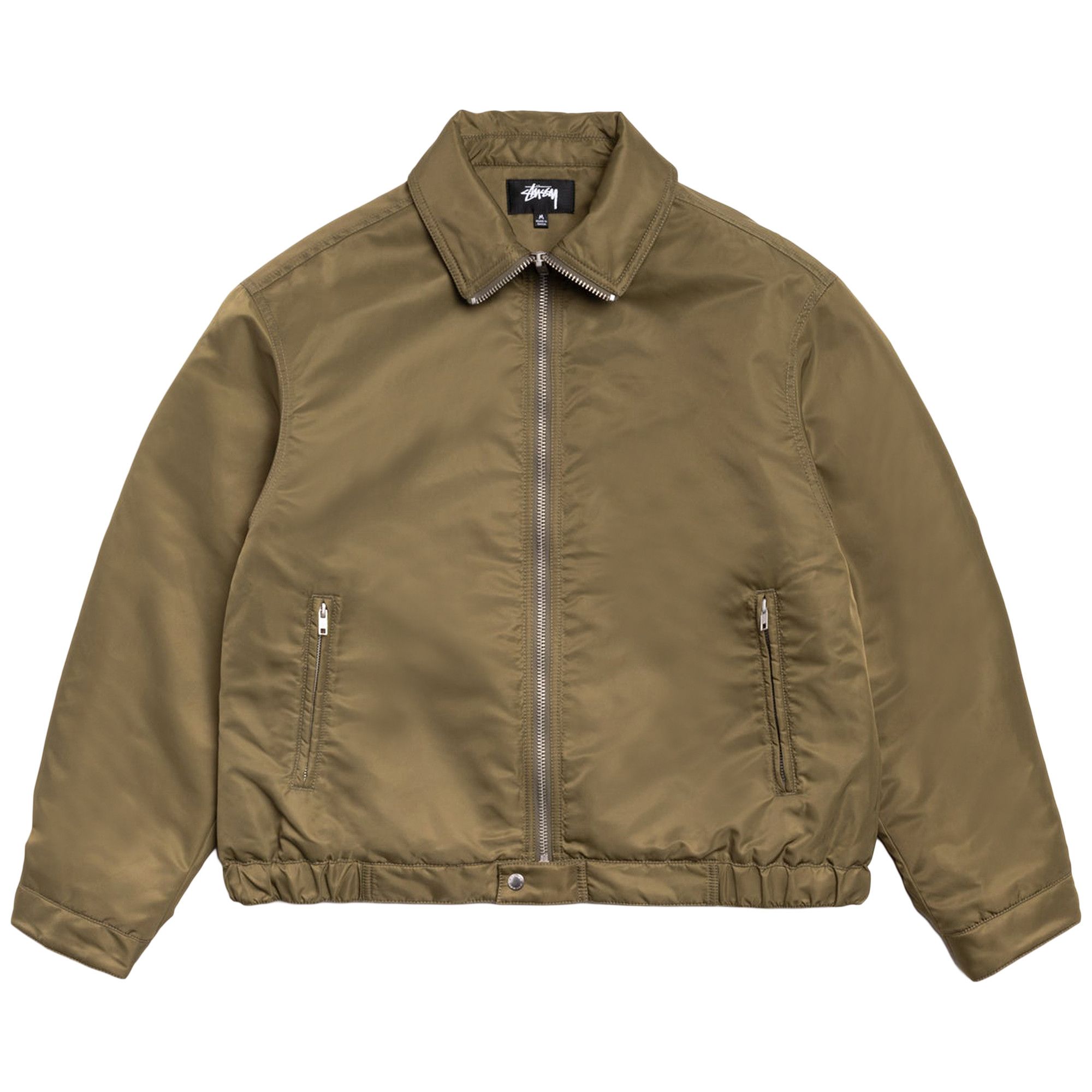 Buy Stussy Pile Lined Zip Jacket 'Olive' - 115887 OLIV | GOAT