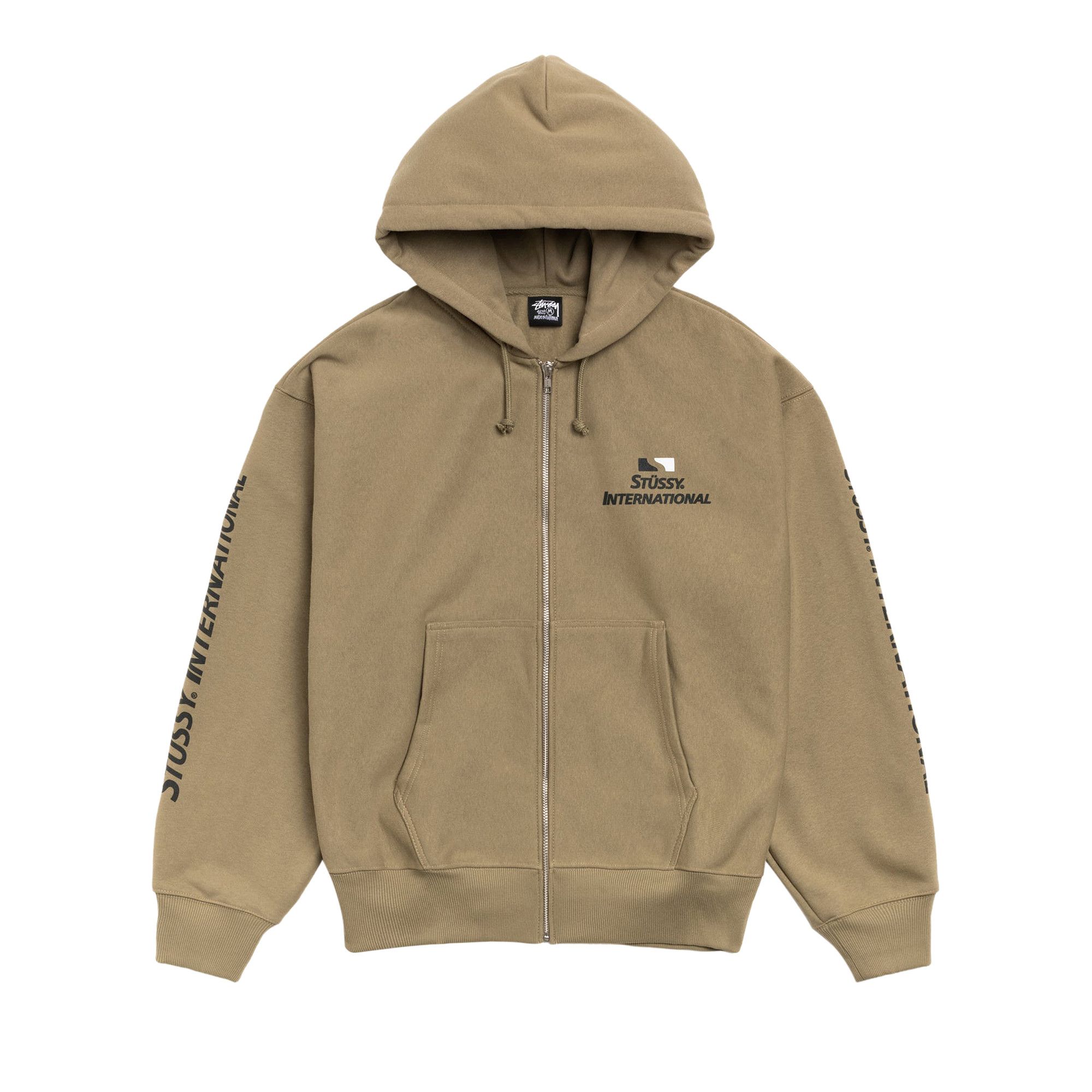 STÜSSY INTERNATIONAL ZIP HOODIE ARMY Buy Stussy International Zip Hoodie 'Army' - 1975146 ARMY | GOAT