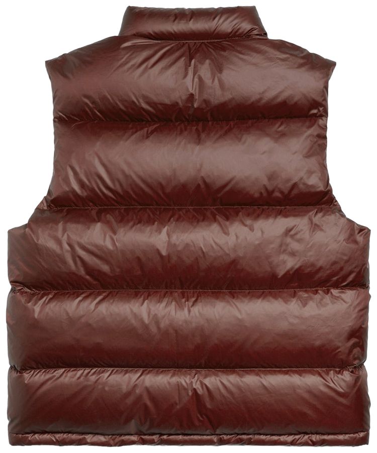 Stussy Micro Ripstop Down Vest Brown