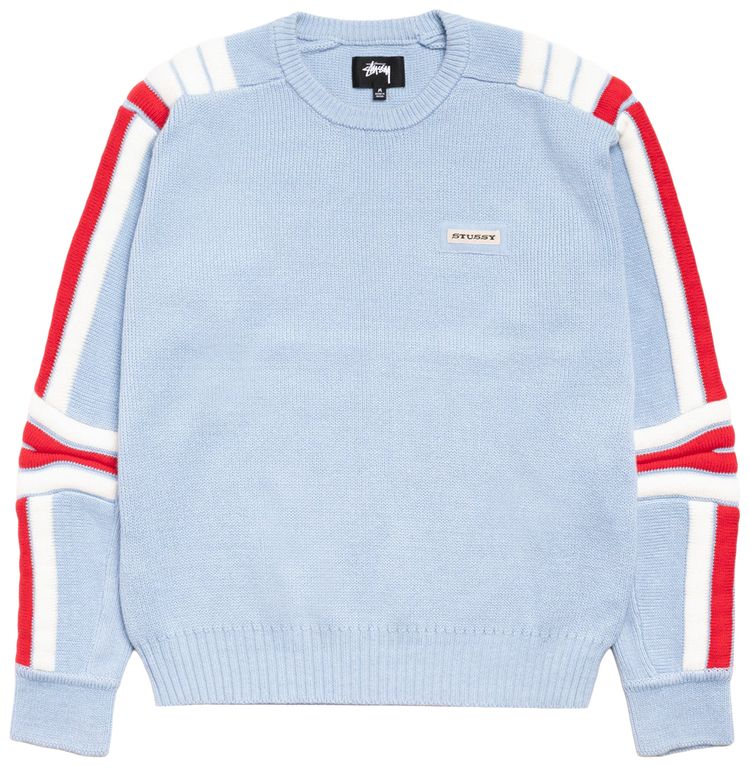 Stussy Moto Sweater Blue