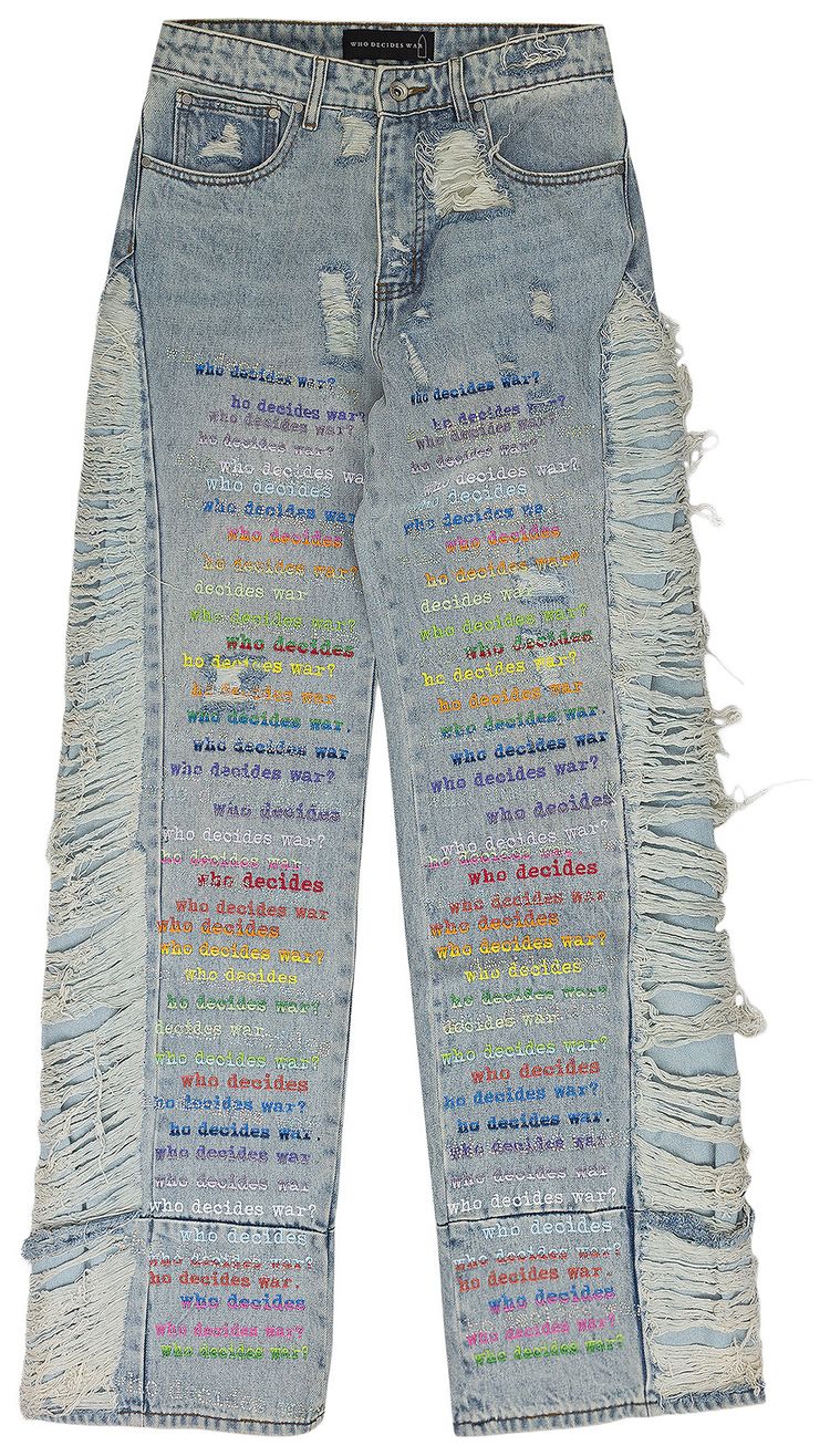 Who Decides War Straight Fit Jeans Blue