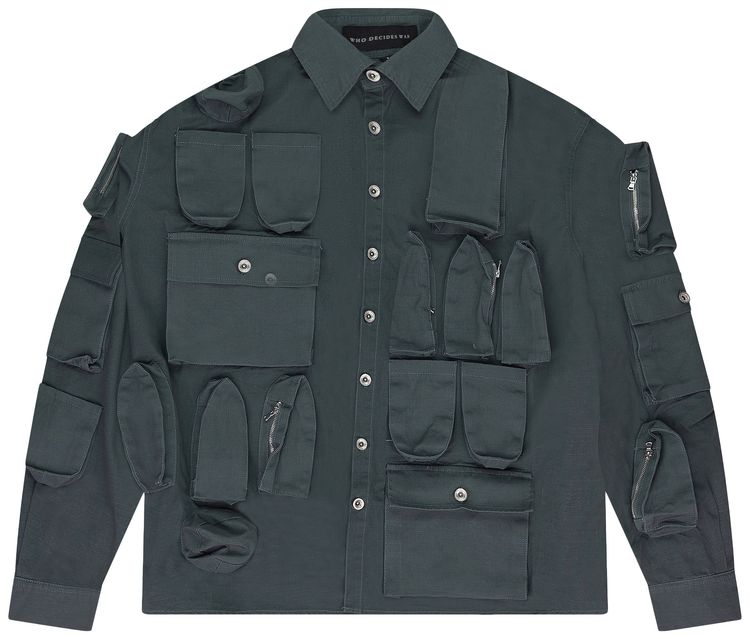 Who Decides War Tech Coat Grey