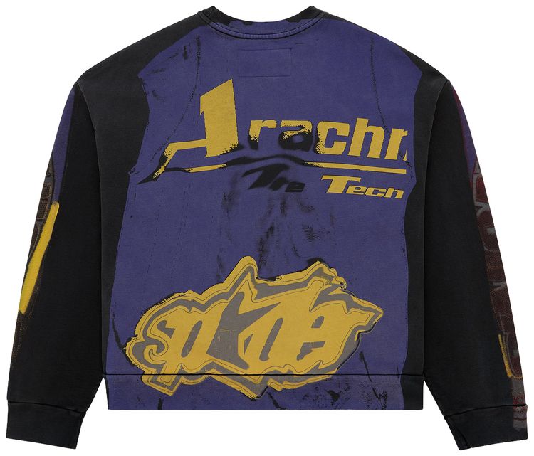 Sp5der Trompe LIl Crewneck Black