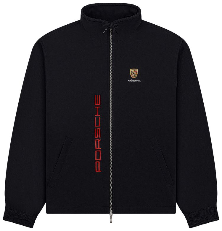 Aime Leon Dore x Porsche Nylon Track Jacket Jet Black