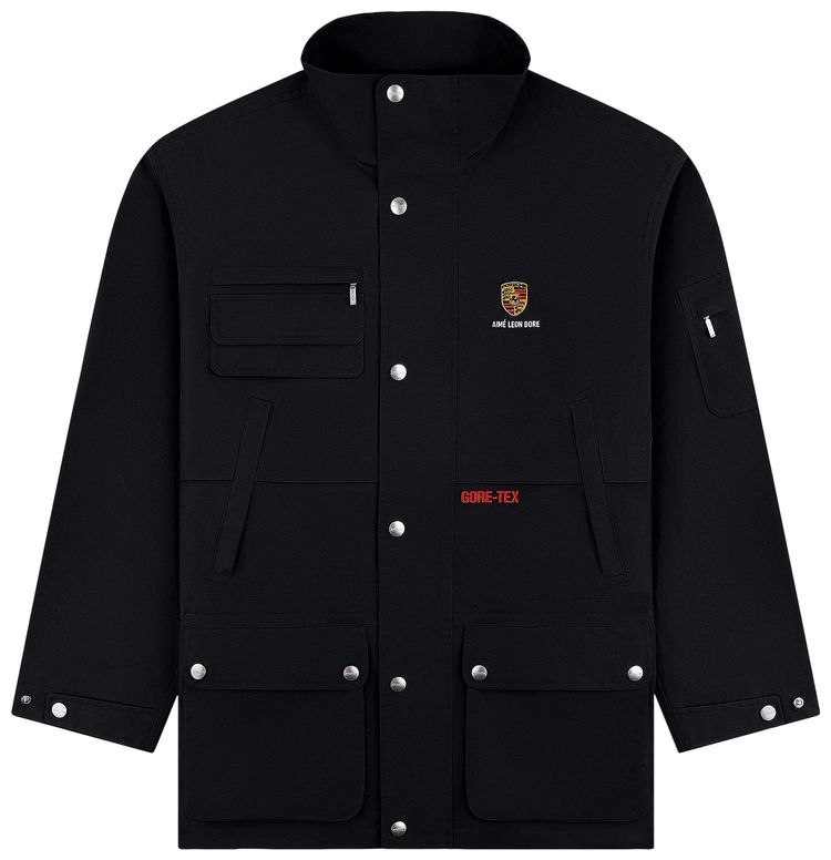 Aime Leon Dore x Porsche GORE TEX Cabrio Jacket Jet Black