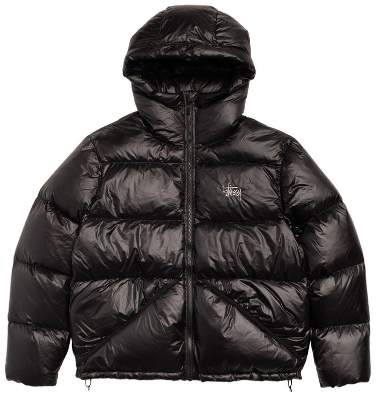 Stussy Micro Ripstop Down Parka Jet Black