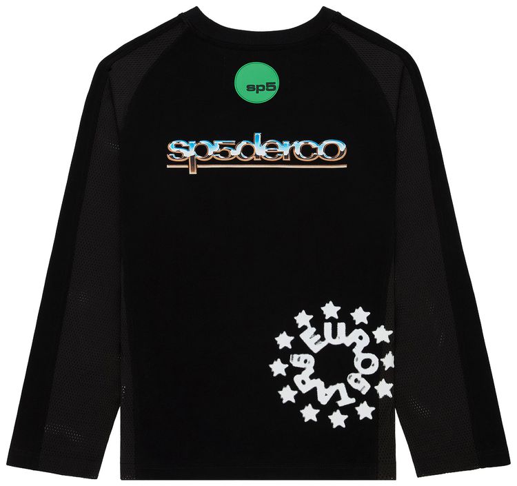 Sp5der 555peed Mesh Long Sleeve  Black