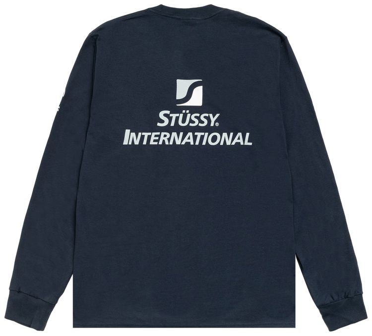 Stussy International Long Sleeve Tee Navy