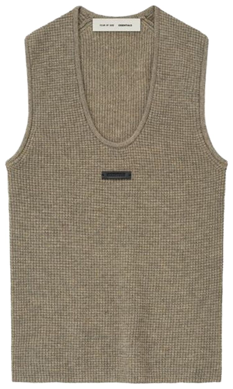 Fear of God Essentials Waffle Tank Homestead Heather