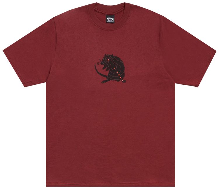 Stussy Long Range Tee Wine