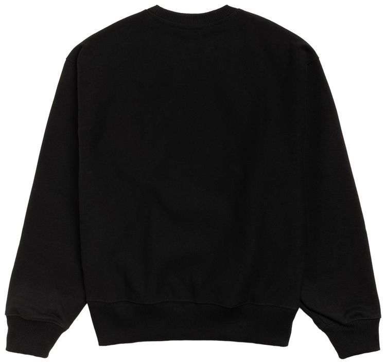 Stussy Long Range Crew Black
