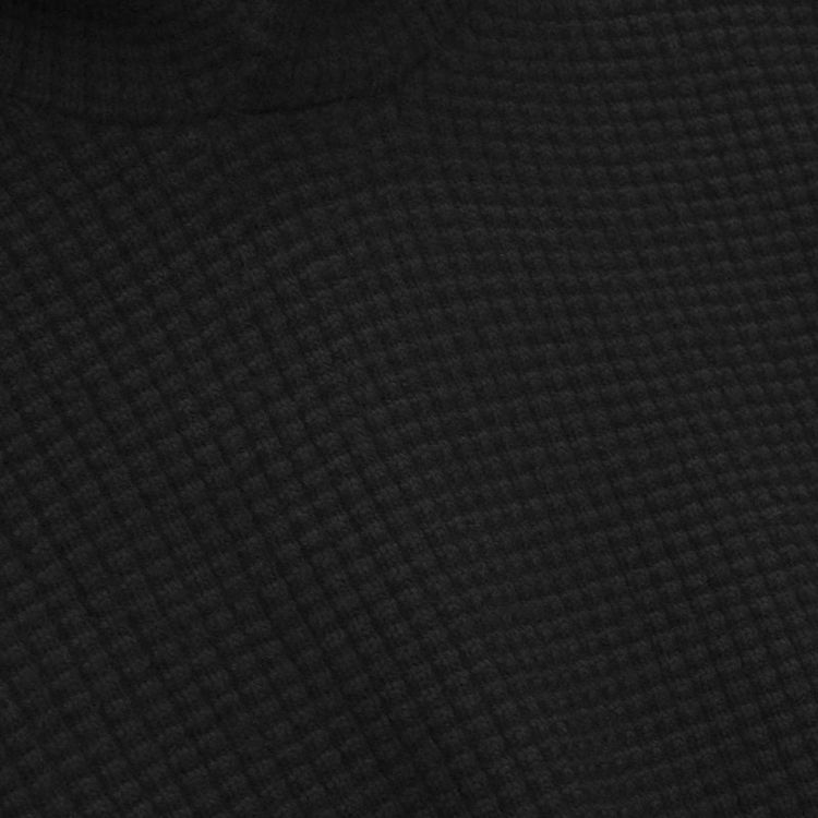 Fear of God Essentials Heavy Waffle 90s Hoodie Vintage Black