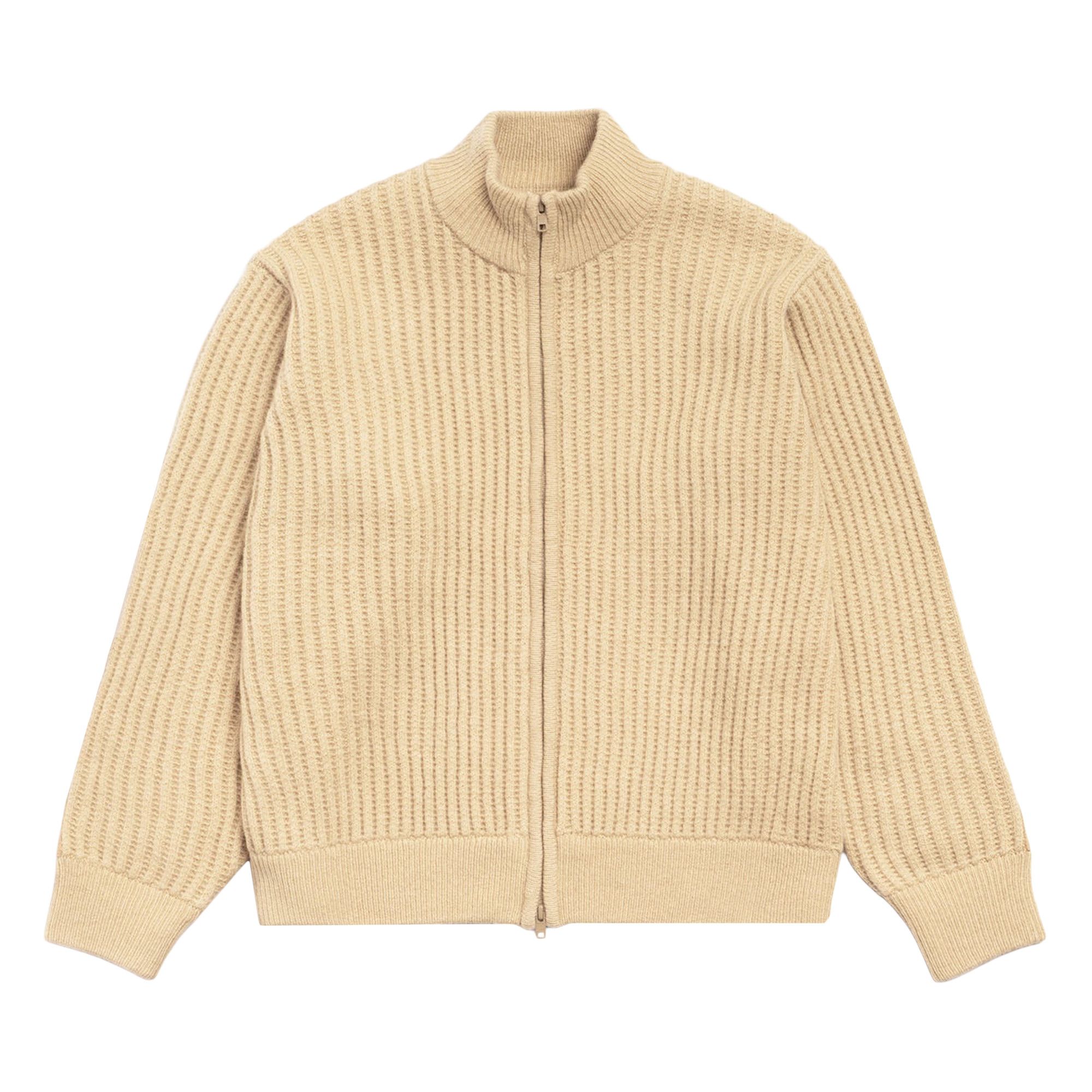 Buy Stussy Patch Zip Sweater 'Sand' - 117269 SAND | GOAT