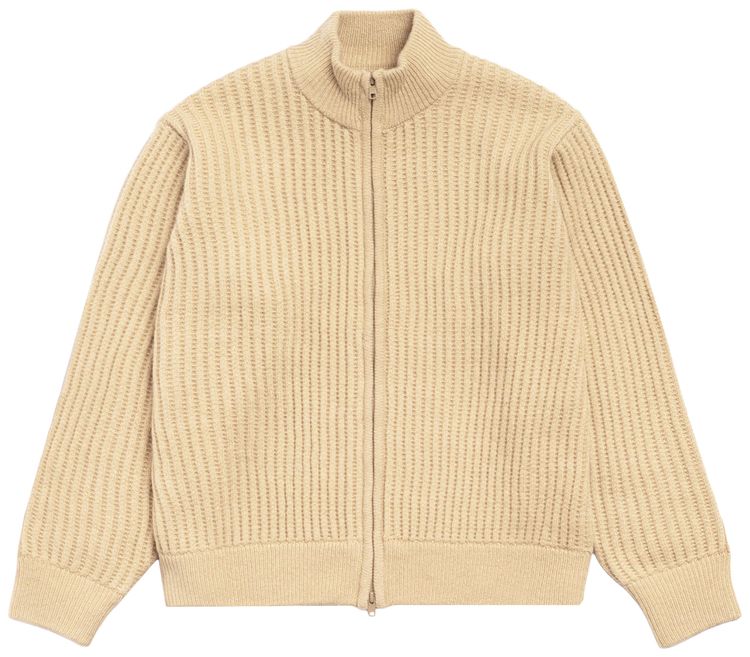 Stussy Patch Zip Sweater Sand
