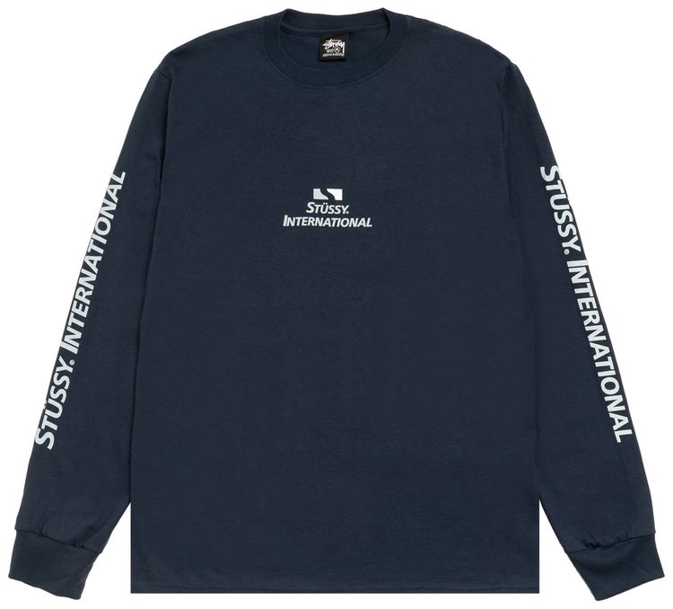 Stussy International Long Sleeve Tee Navy