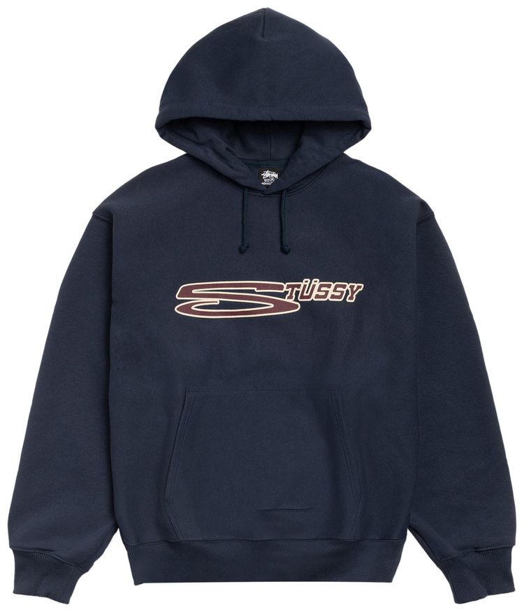 Stussy Stretch Hoodie Navy