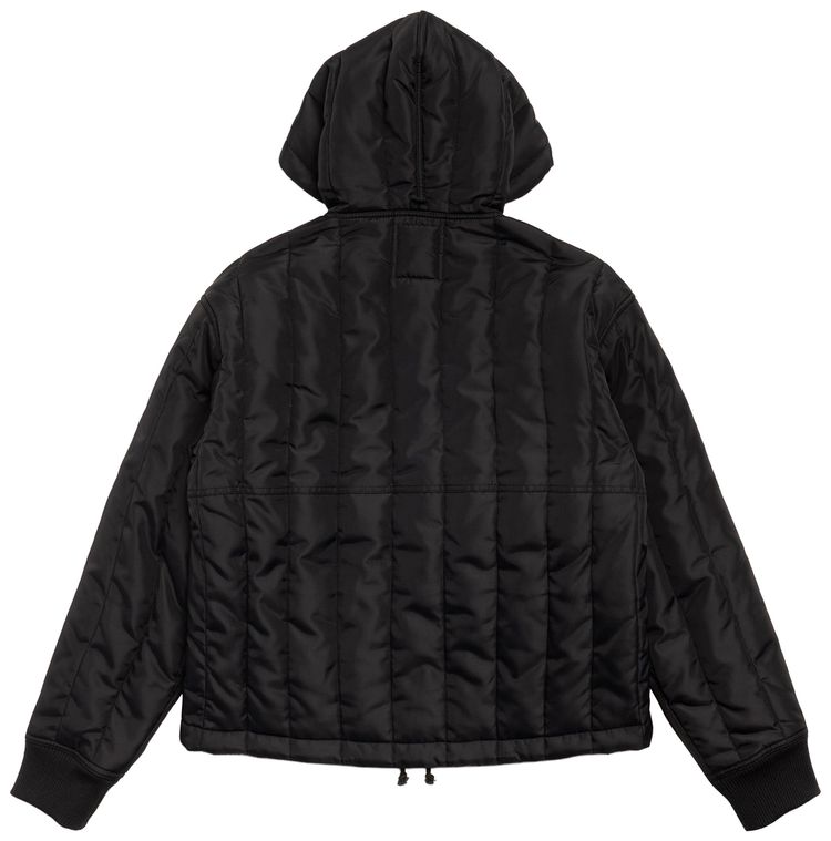 Stussy Quilted Nylon Work Jacket Black