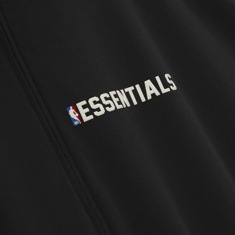 Fear of God Essentials Nylon NBA 12 Zip Track Jacket Black