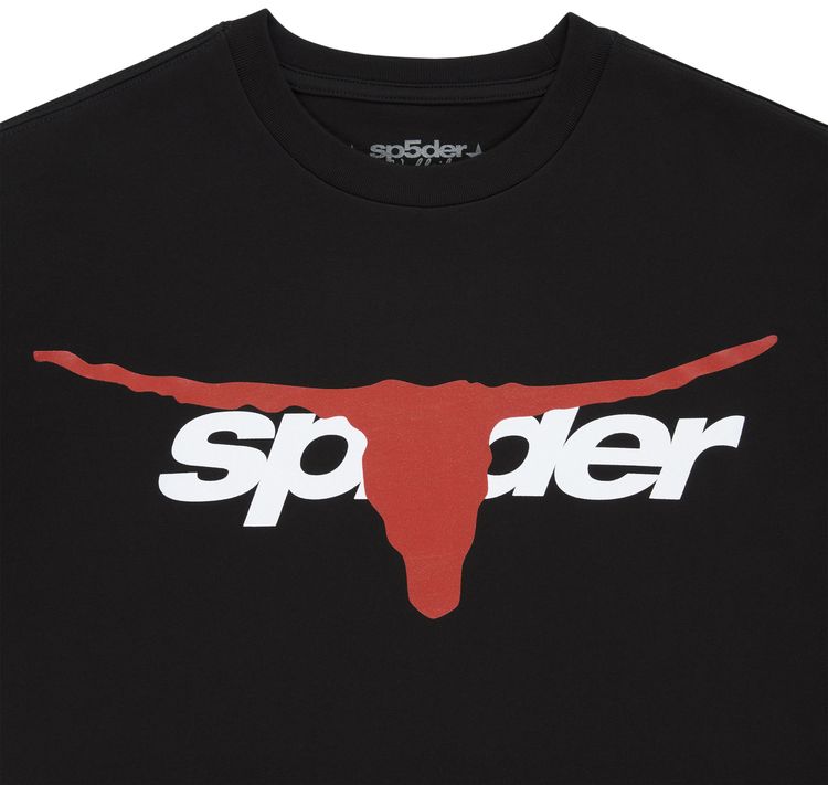 Sp5der Tx 5 Flag Tee Black