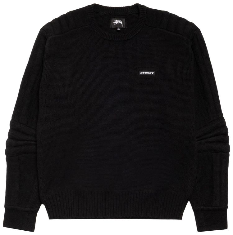 Stussy Moto Sweater Black