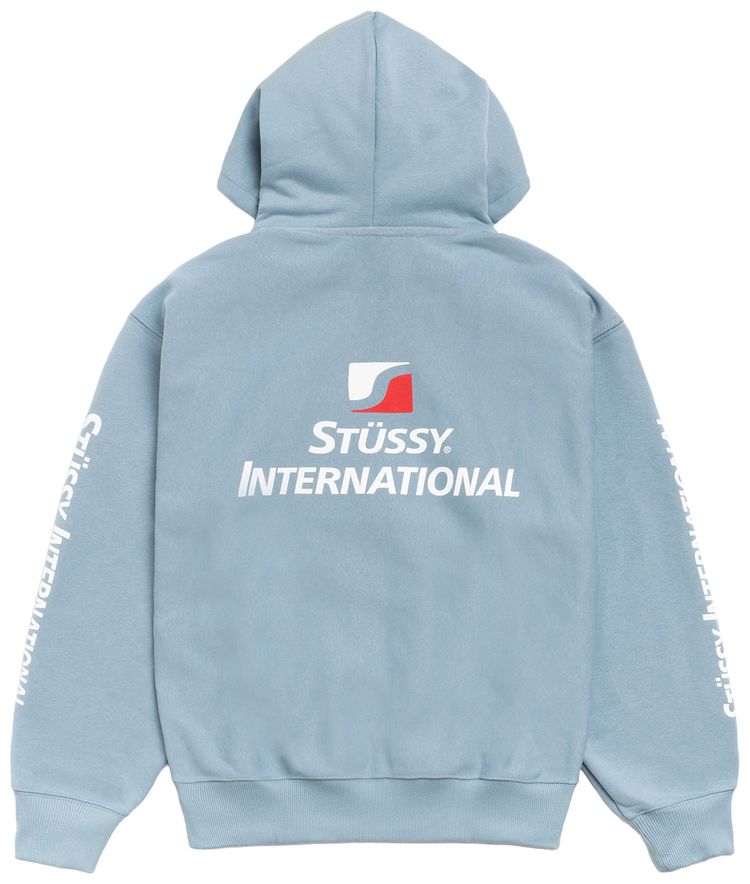 Stussy International Zip Hoodie Slate