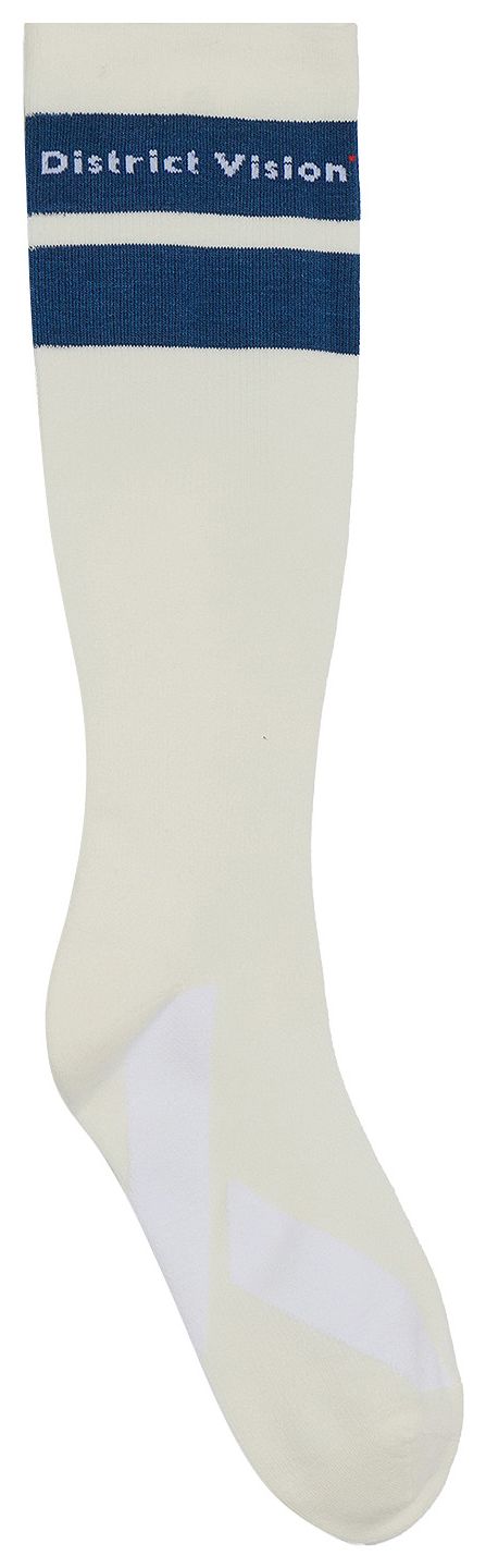 District Vision Cordura Compression Long Socks White