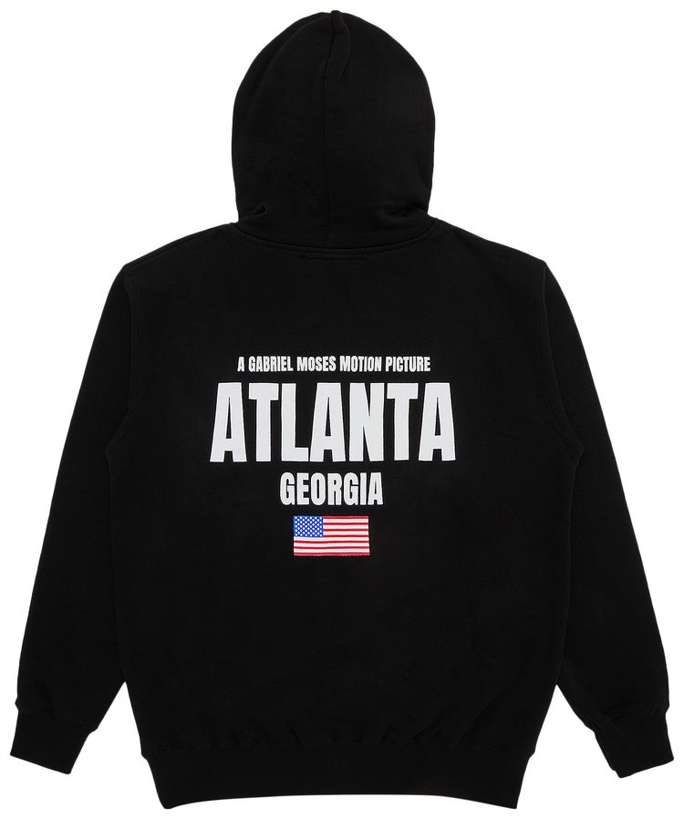 GOAT Exclusive Gabriel Moses The Last Hour Zip Up Hooded Sweatshirt Black