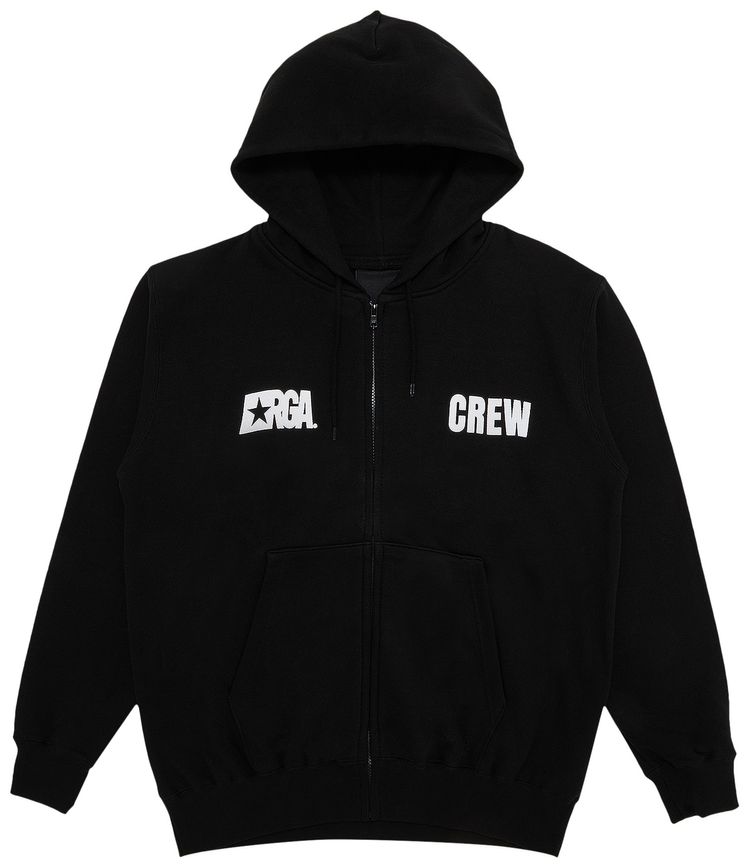 GOAT Exclusive Gabriel Moses The Last Hour Zip Up Hooded Sweatshirt Black