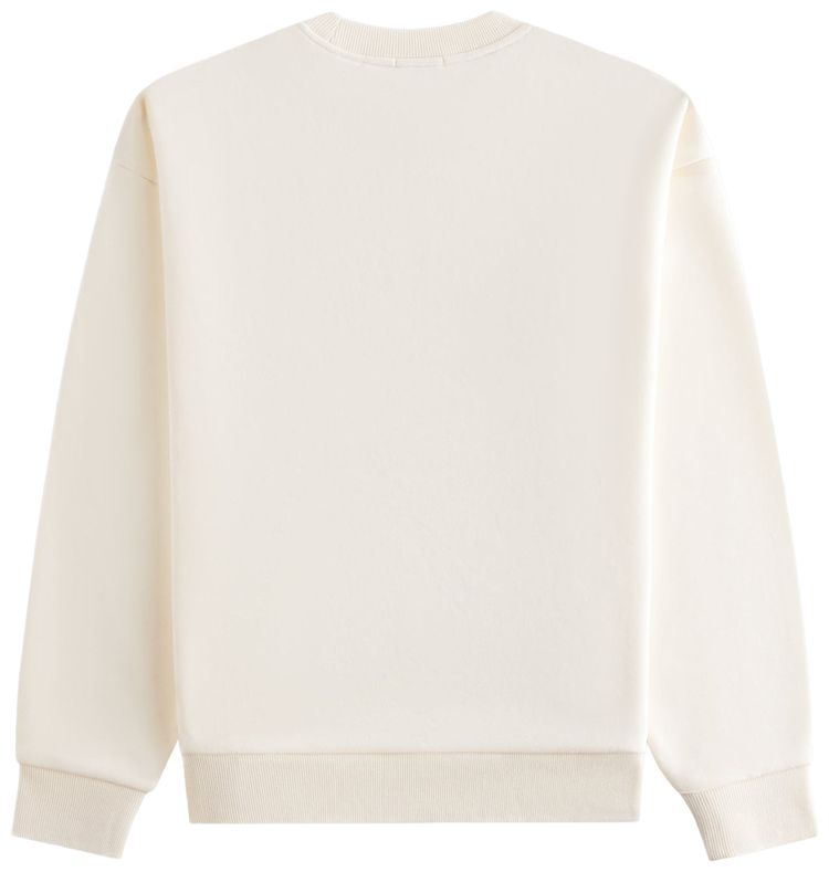 Kith Treats Plaid Logo Nelson Crewneck Sandrift