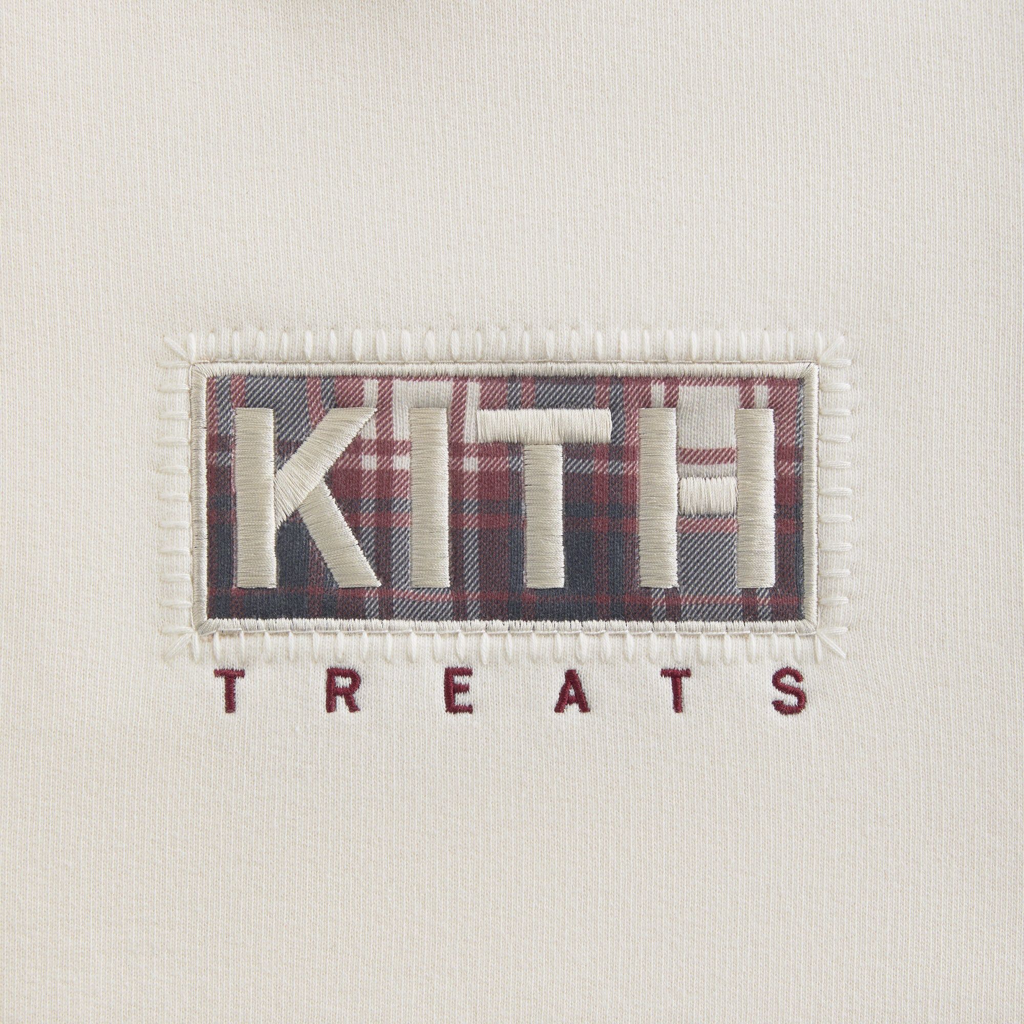 Buy Kith Treats Plaid Logo Nelson Crewneck 'Sandrift' - KHT030214