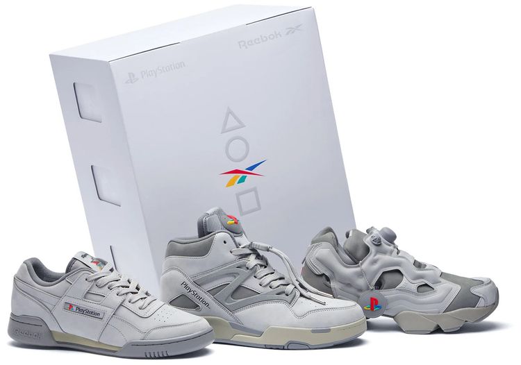 Sony Playstation x Workout Plus x Pump Omni Zone 2 x Reebok InstaPump Fury 94 30th Anniversary Stacking Box