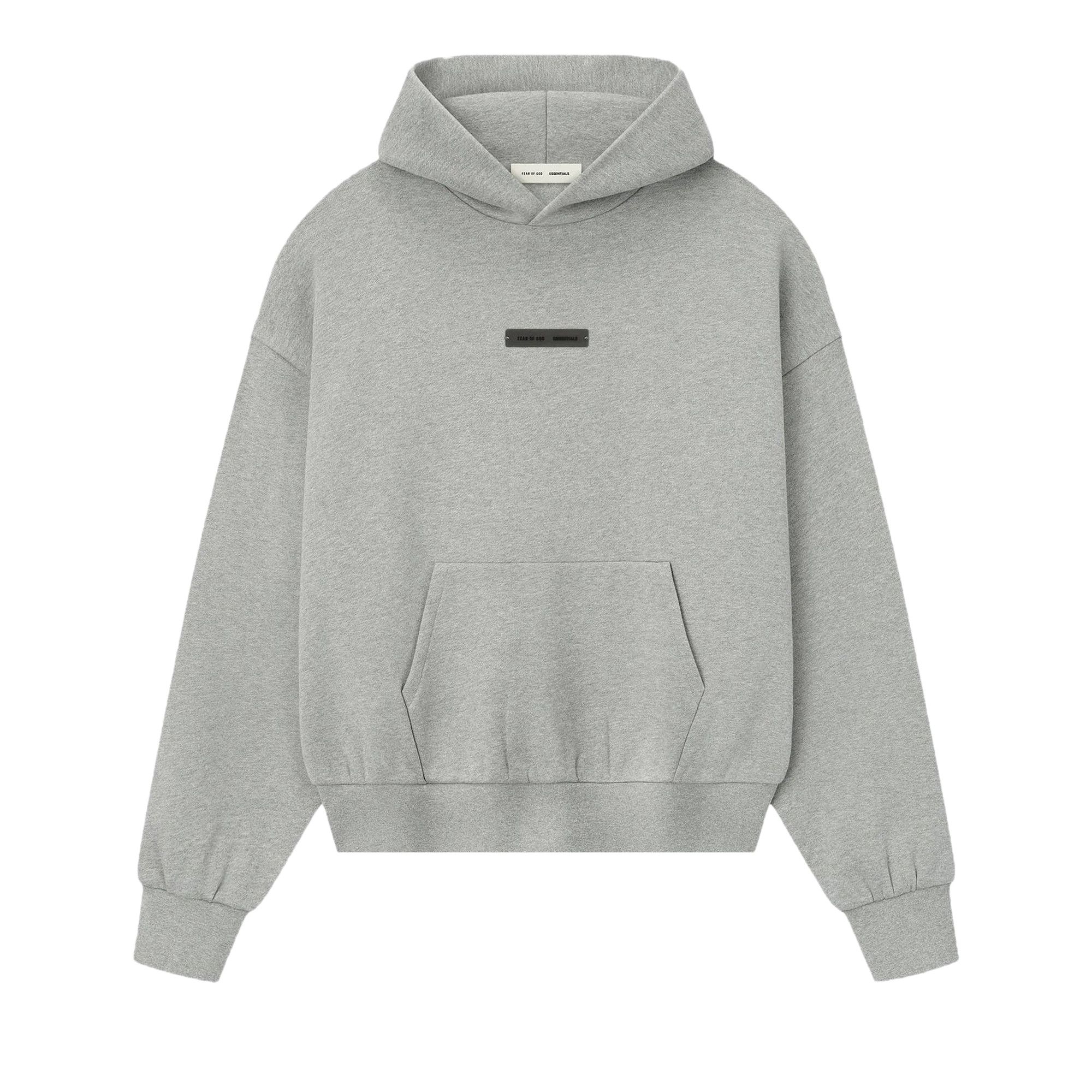 Buy Fear of God Essentials Classic Hoodie 'Concrete Heather