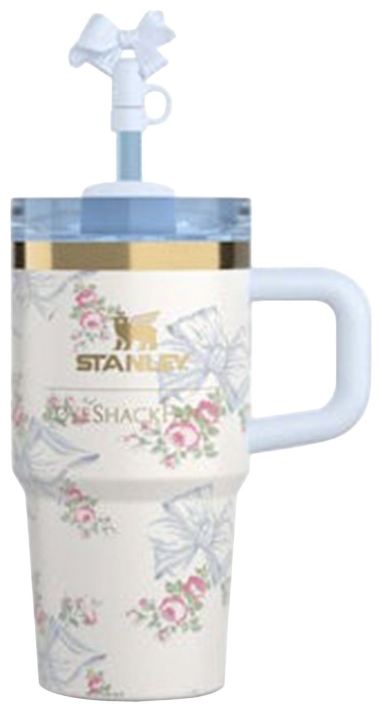 Stanley 1913 x LoveShackFancy Flowstate Quencher 20oz Tumbler Pastel Blue