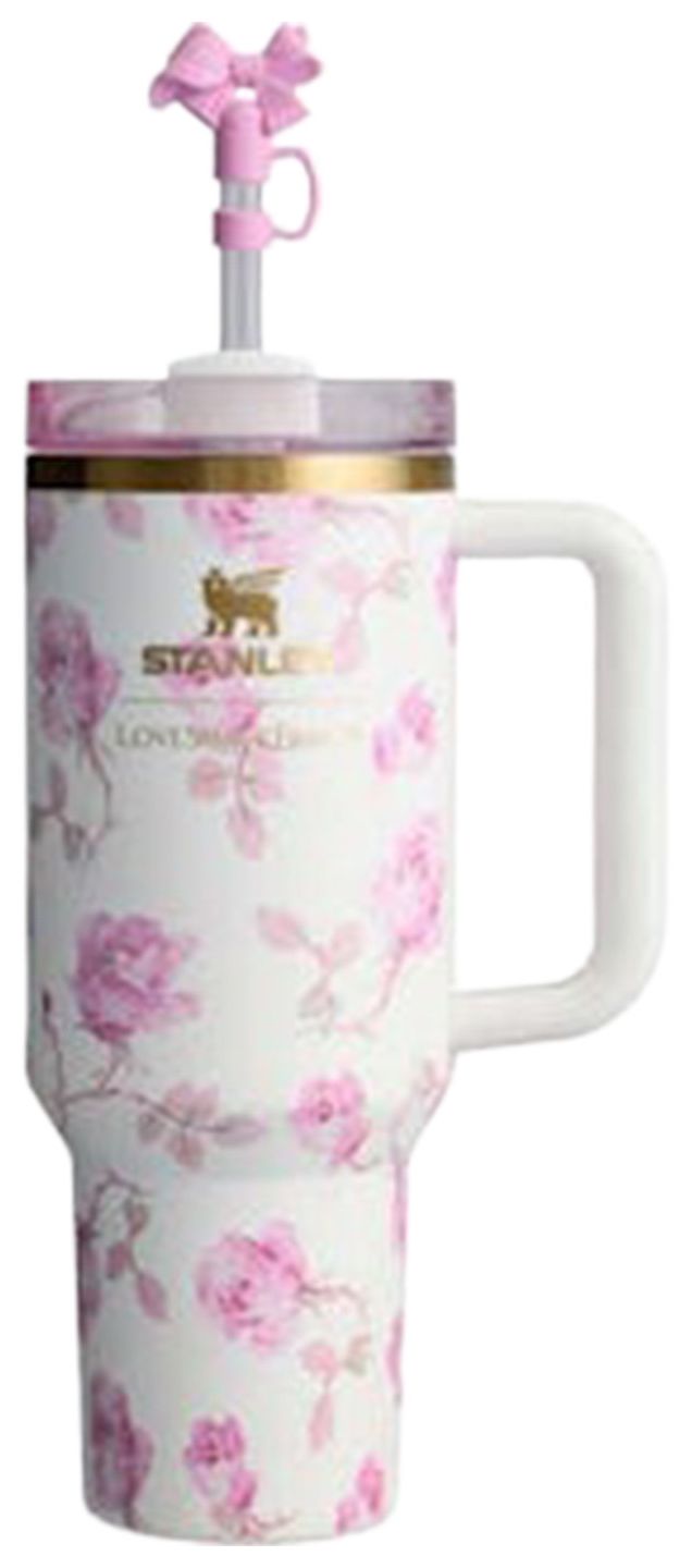 Stanley 1913 x LoveShackFancy Flowstate Quencher 40oz Tumbler RibbonRosa