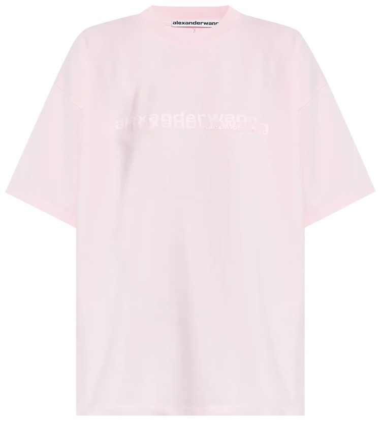 Alexander Wang Short Sleeve T Shirt Light Pink