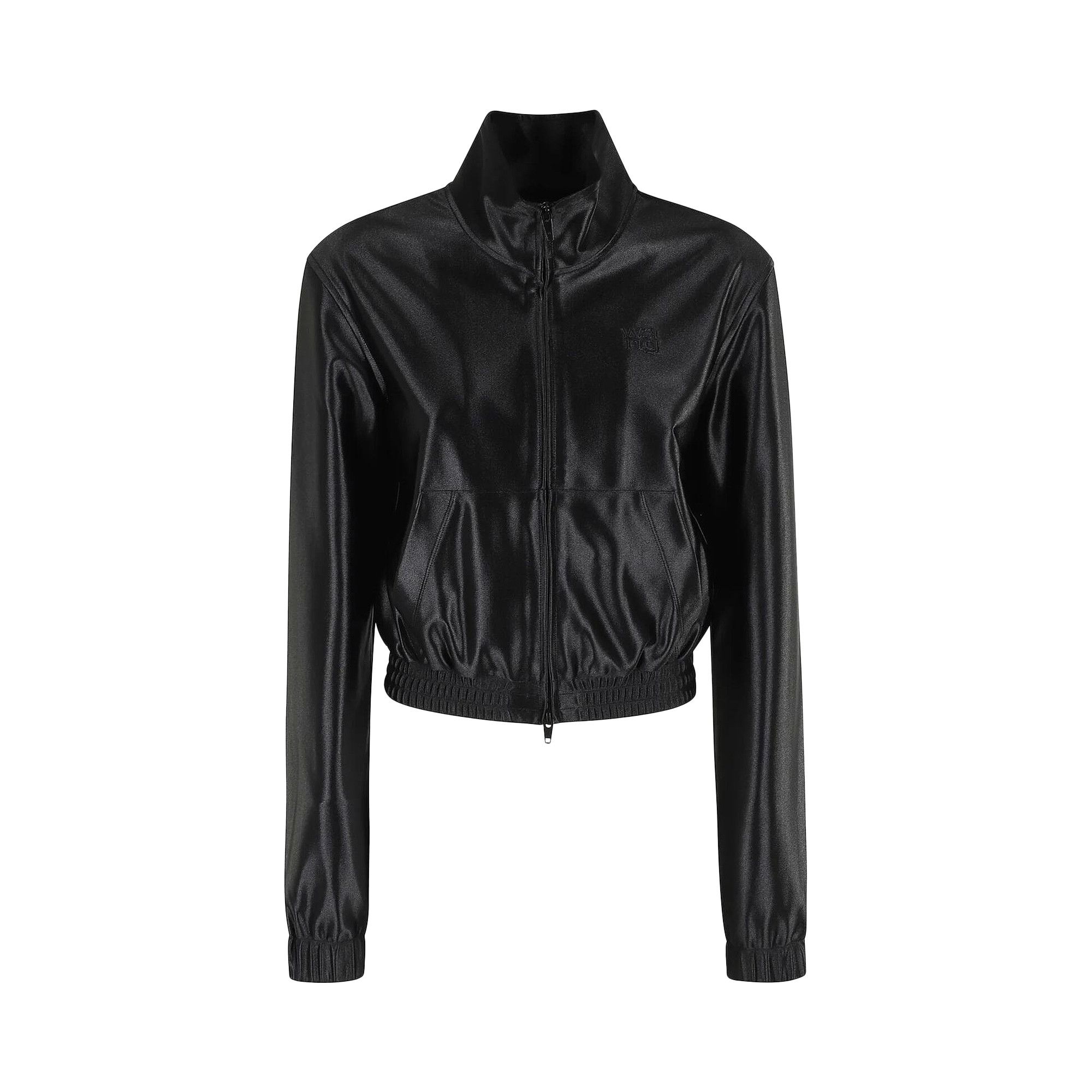 Buy Alexander Wang Shrunken Zip Up Jacket 'Black' - 4CC3252682 001