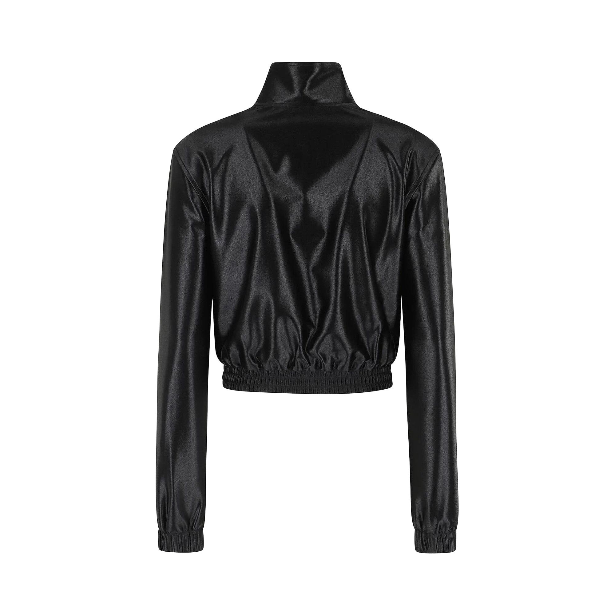 Alexander Wang クロップトップ 羊革 Buy Alexander Wang Shrunken Zip Up Jacket 'Black' - 4CC3252682 001