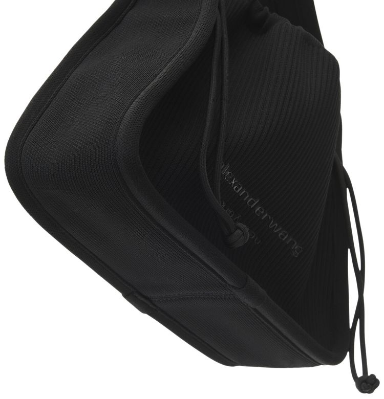 Alexander Wang Rib Knit Ryan Small Bag Black